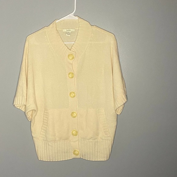 Neiman Marcus Cashmere Collection Button Front Sweater Size Medium - Picture 2 of 5